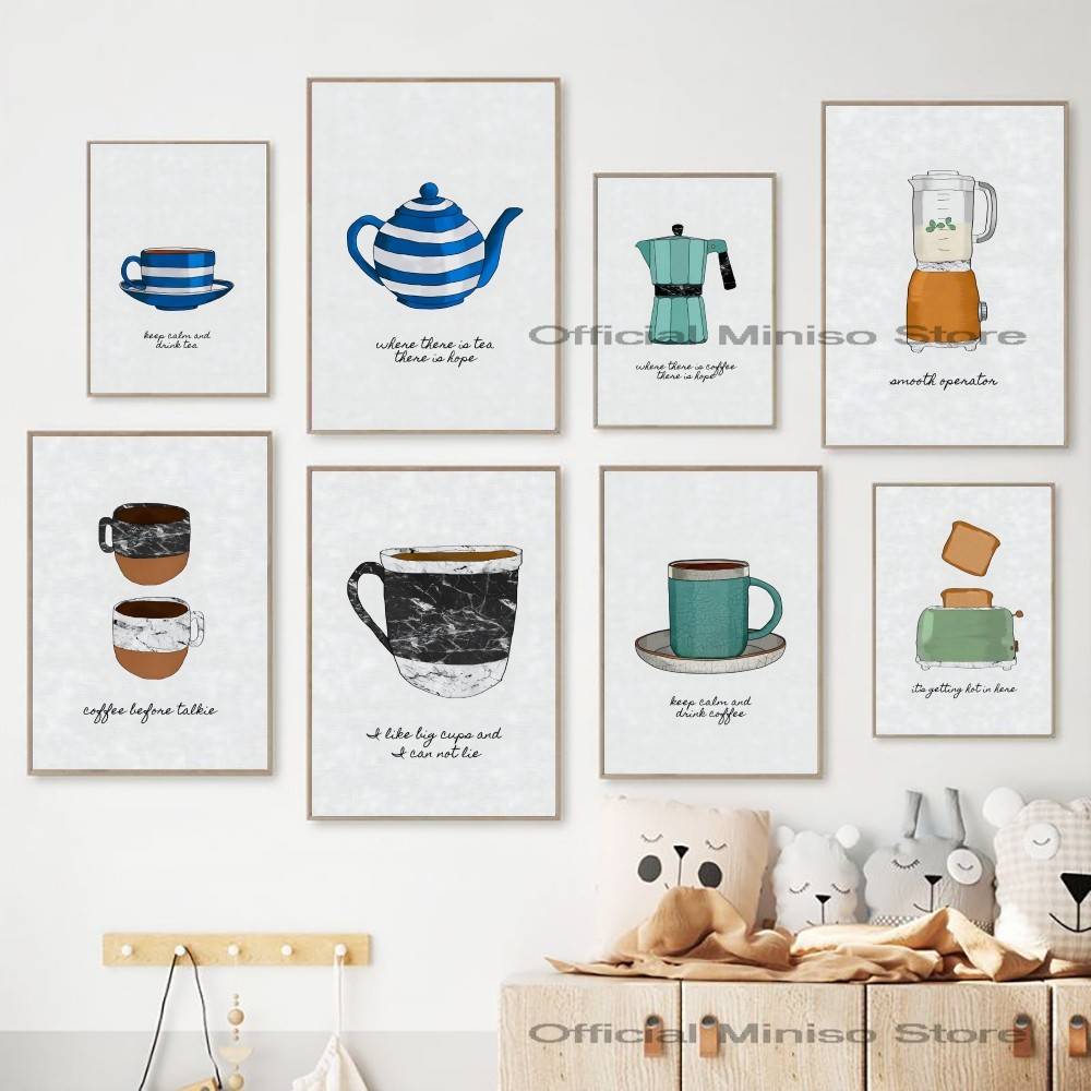 Wallpaper Coffee And Tea - Coffee Tea Kitchenware Poster Teapot Coffee