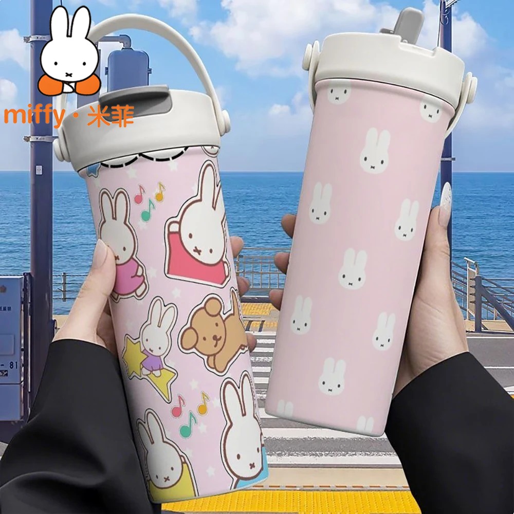 Good Coffee Tea - Miffy Rabbit Handheld Thermos Dual Drink