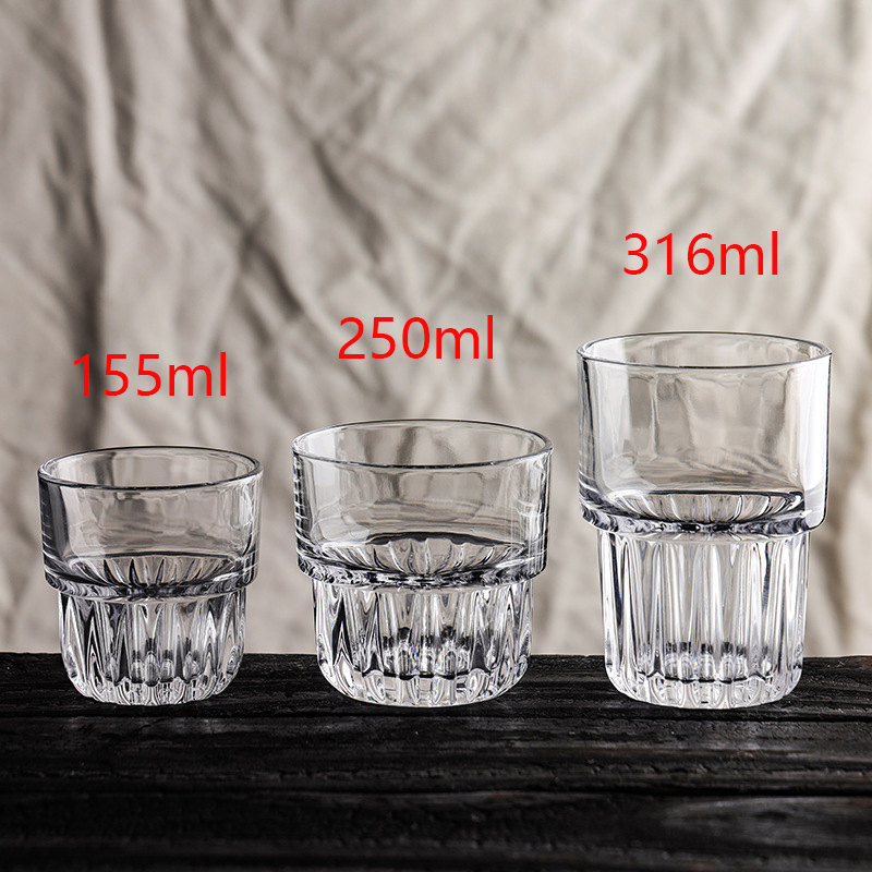 Coffee Tea Flask - 155ml/250ml/316ml Coffee Mug Heat-Resistant Glass Cups