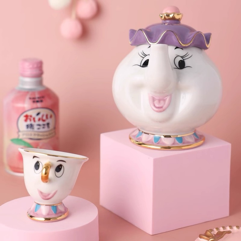 Good Coffee Tea - Disney Teapot Cute Cartoon Beauty And