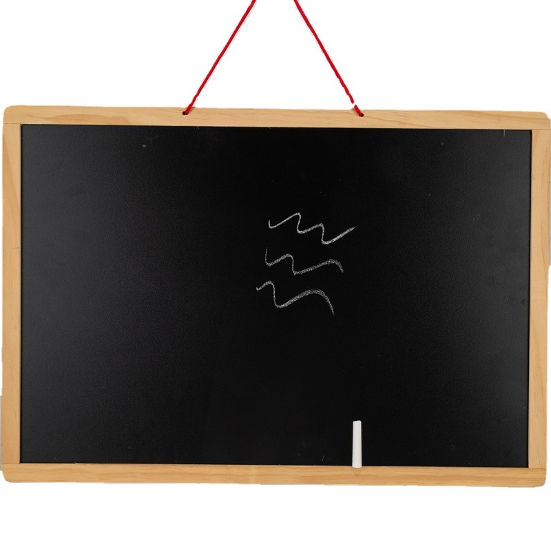 Draw Coffee And Tea - Wooden Small Blackboard Milk Tea Coffee