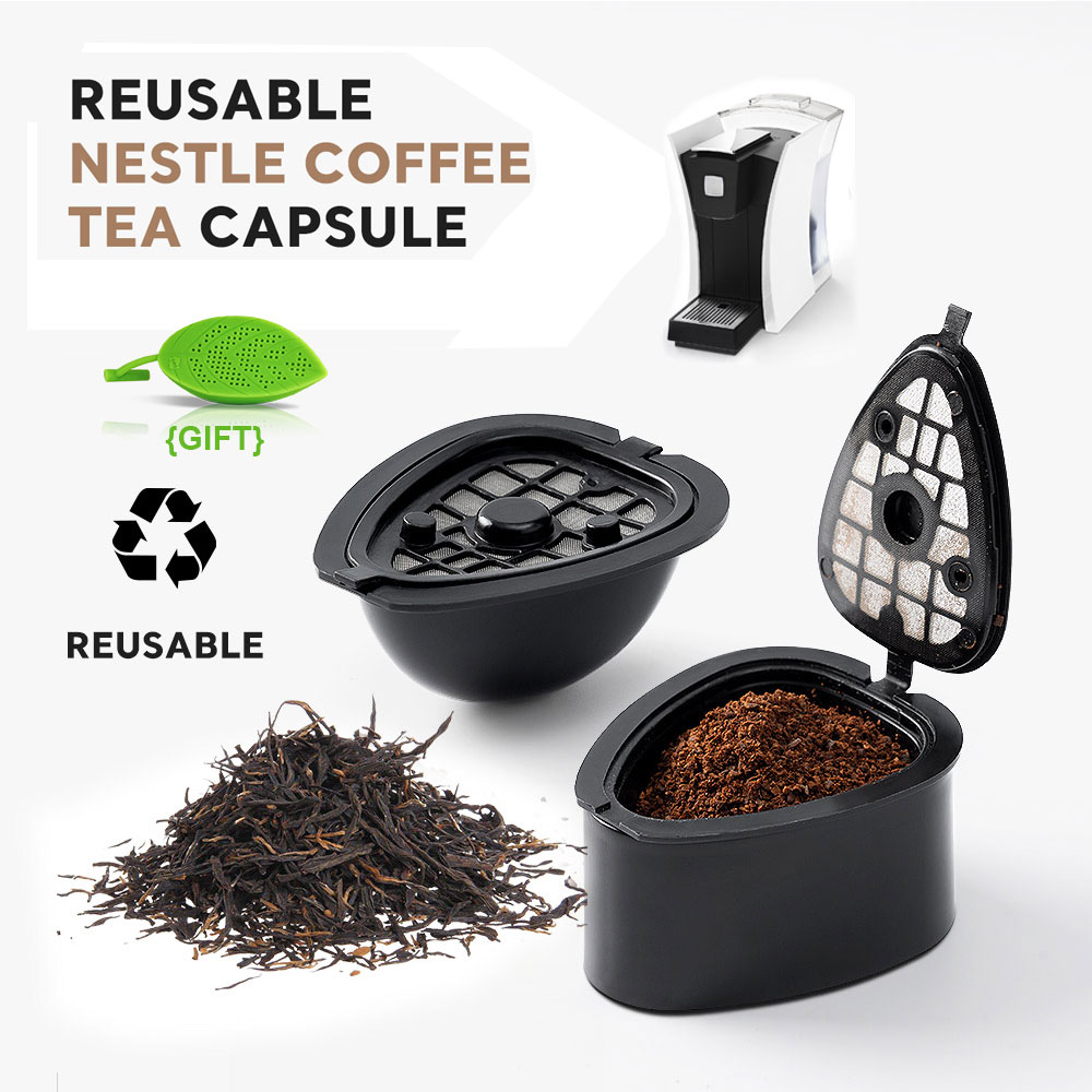 Coffee Tea Machine For Home - Reusable Nestle Capsule Tea for Machine