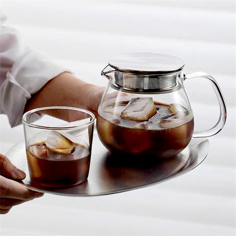 Coffee Tea Replacement - Japanese Stovetop Safe Clear Glass Teapot