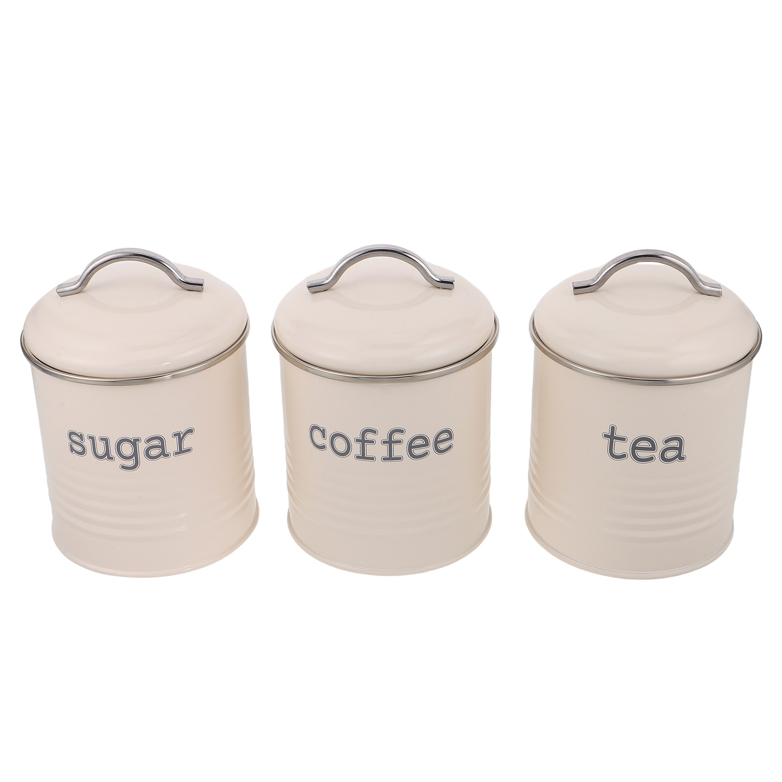 Coffee Tea Sugar - 3Pcs Sealed Coffee Bean Container Set