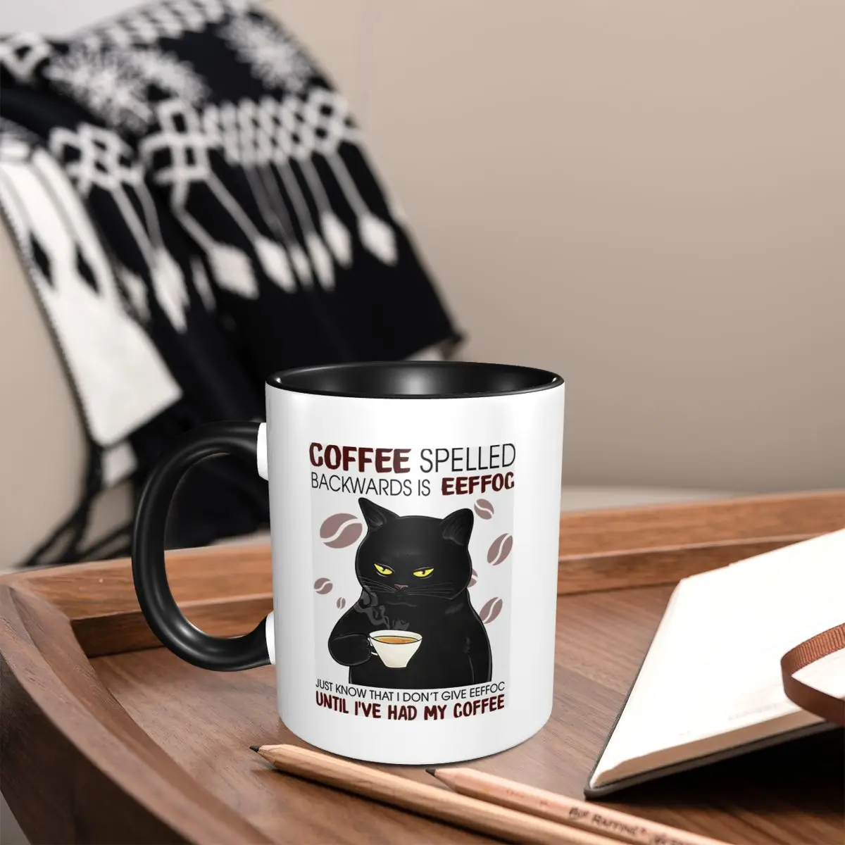 Cat Befor Coffee I Hate Everyo - Good Coffee Tea review and price