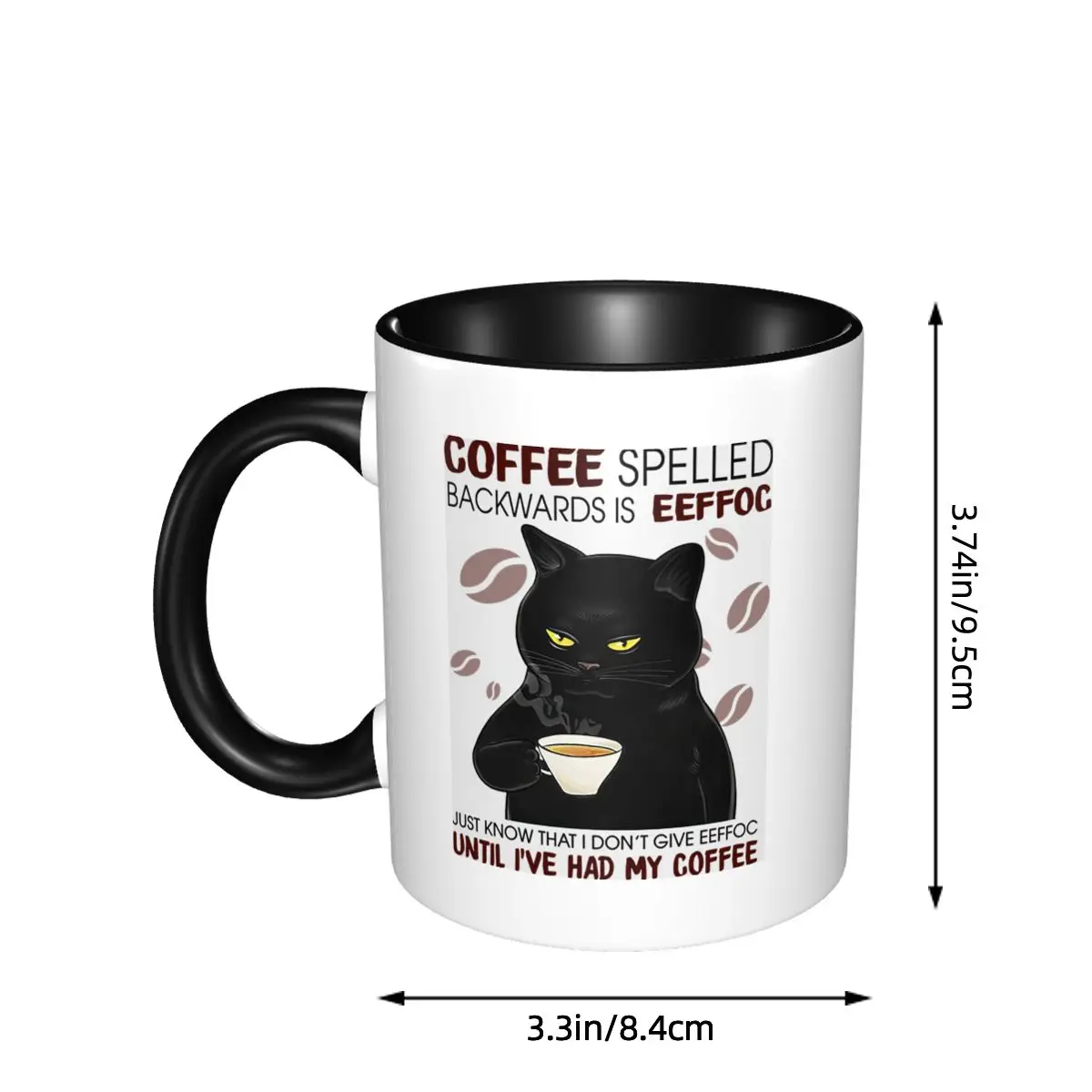 Cat Befor Coffee I Hate Everyo - Good Coffee Tea review and price