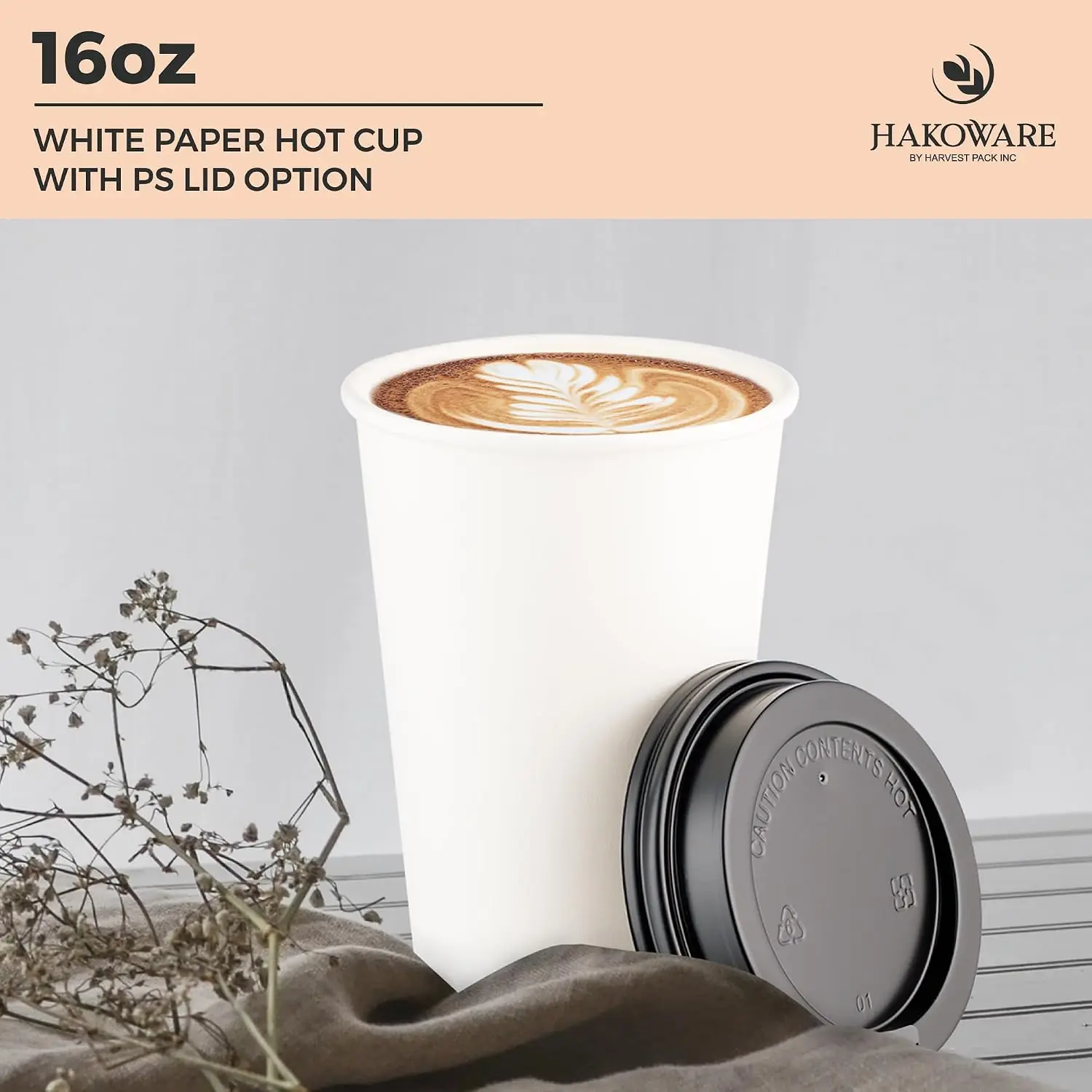 [1000 SET]HARVEST PACK 16 oz W - Wallpaper Coffee And Tea review and price