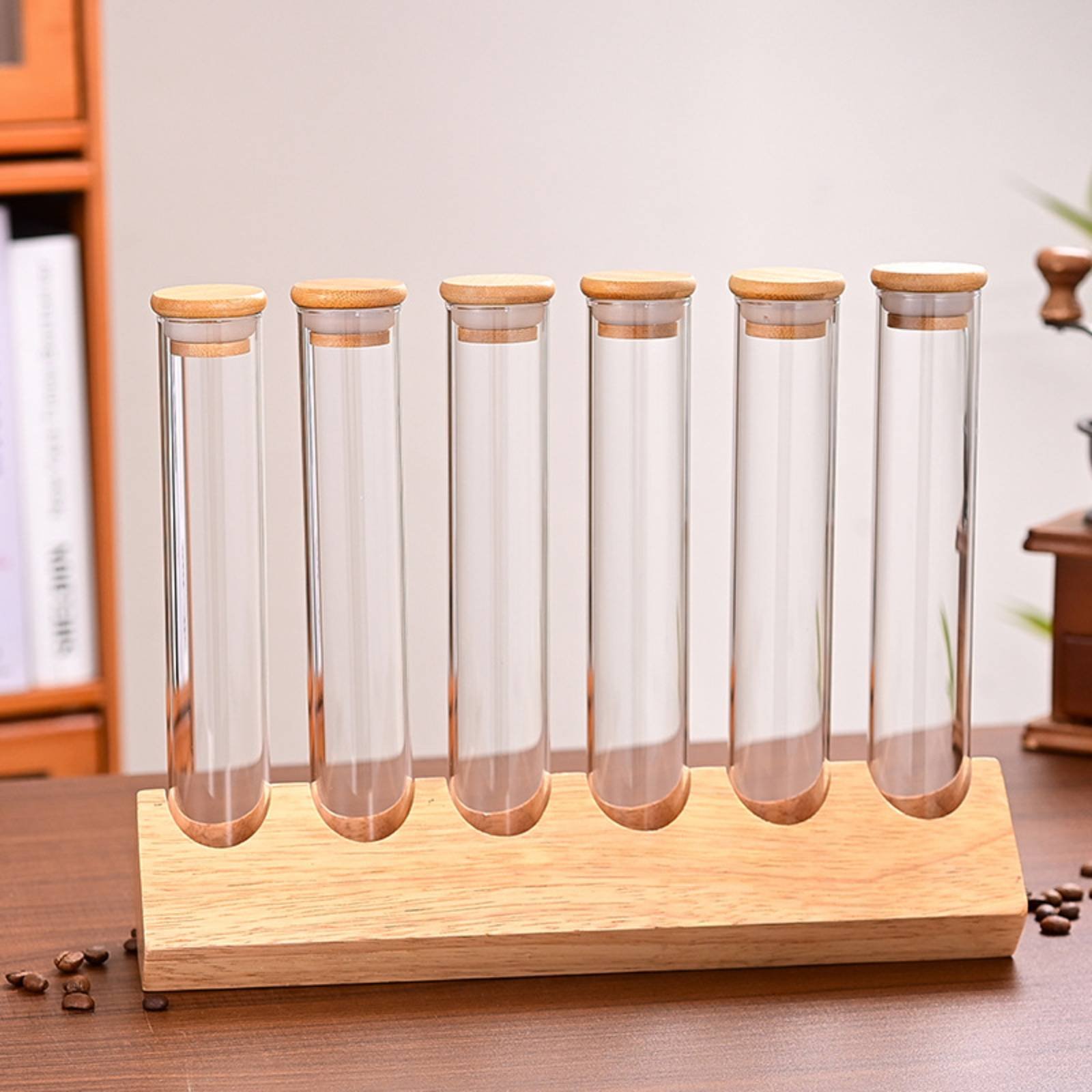 Glass Tube Container Set with  - Coffee Bean review and price