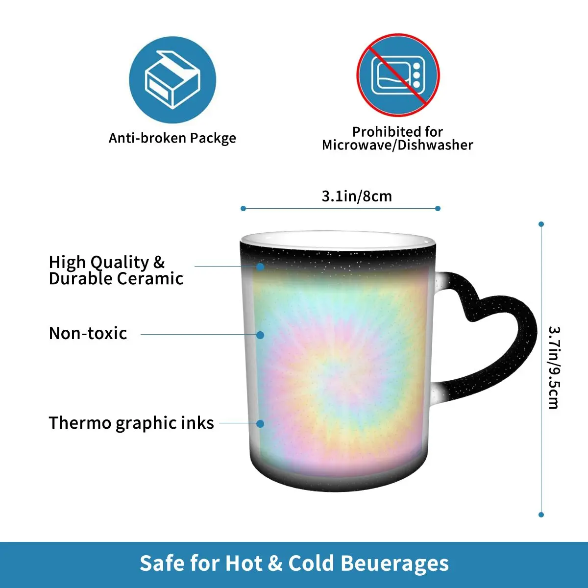 Tie Dye Pastel Wallpaper Mug F - Wallpaper Coffee And Tea review and price