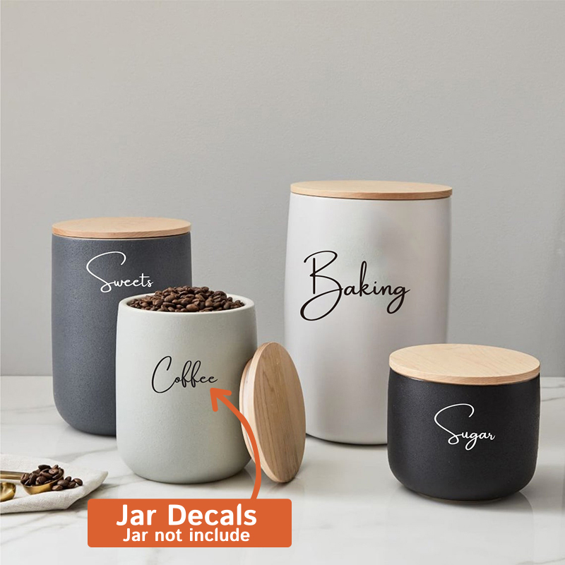 Decal Only 8Pcs Kitchen Organi - Switching Coffee To Tea review and price
