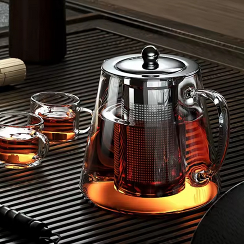 Heat Glass Teapot with Stainle - Tea & Coffee Kent review and price