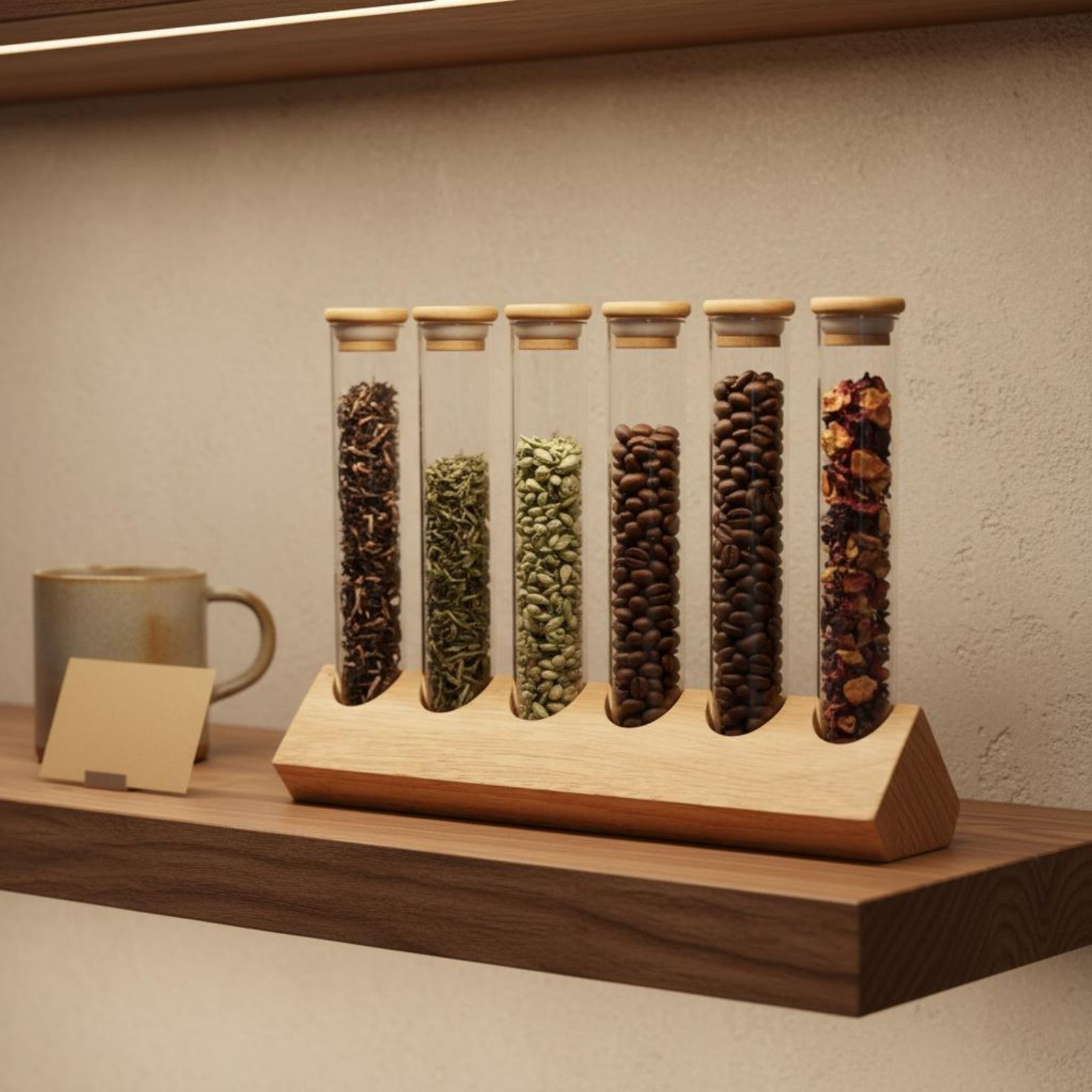 Glass Tube Container Set with  - Coffee Bean review and price