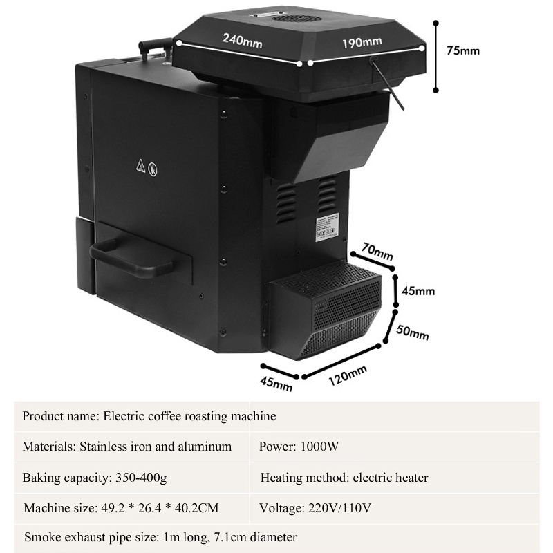 500g Coffee Roaster 3 Roasting - Coffee Bean review and price