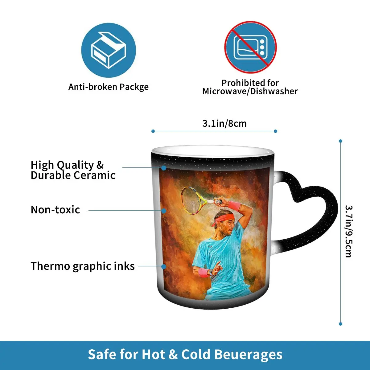 Wallpaper Rafael Nadal Mug Fun - Wallpaper Coffee And Tea review and price