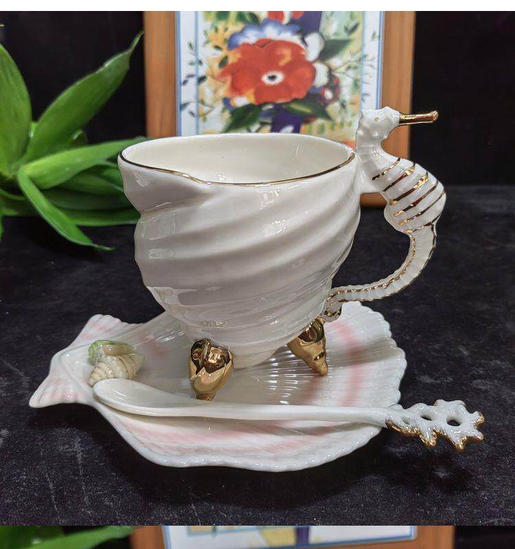 Ocean Series Gold Drawing Crea - Draw Coffee And Tea review and price
