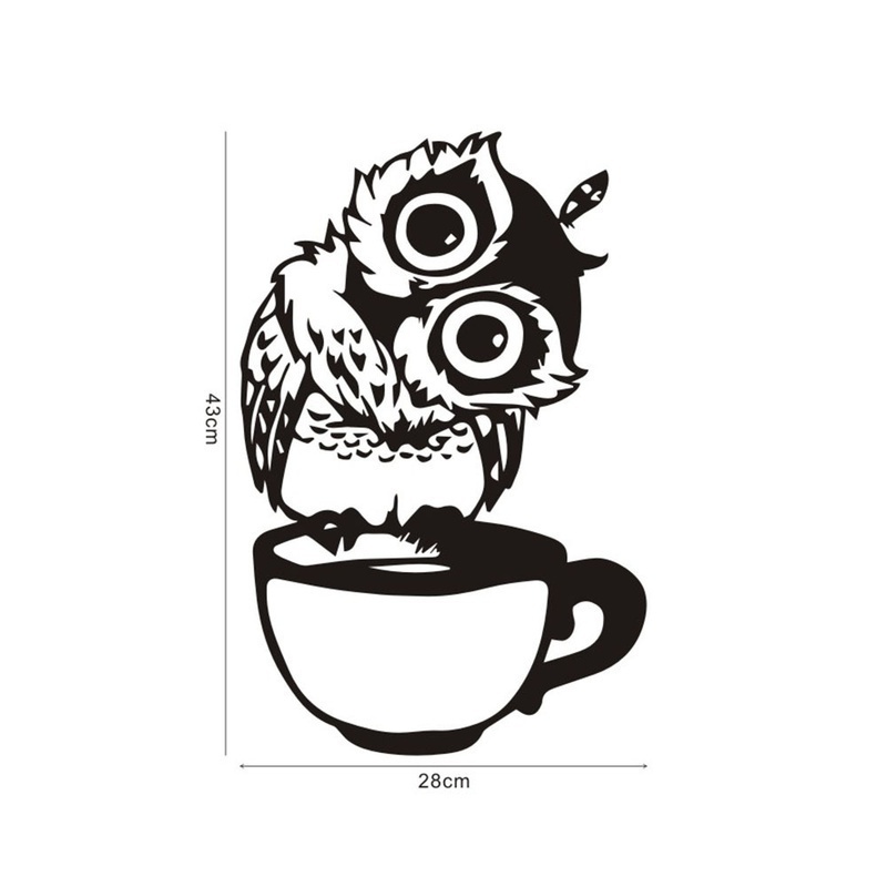 Funny Cartoon Owl Cup Of Tea C - Wallpaper Coffee And Tea review and price