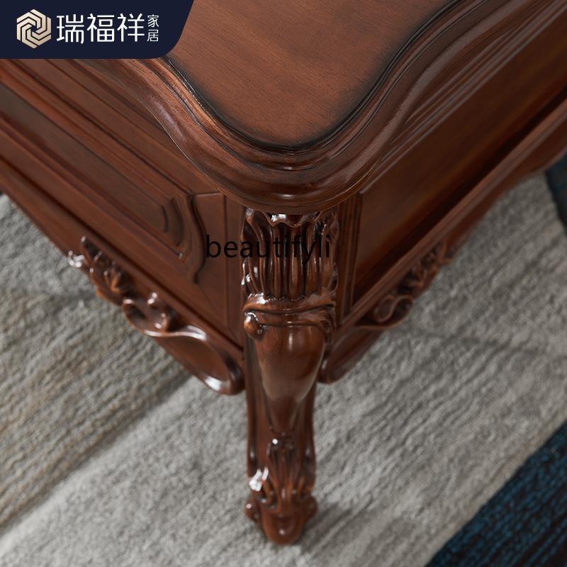 All solid wood coffee table Am - Draw Coffee And Tea review and price