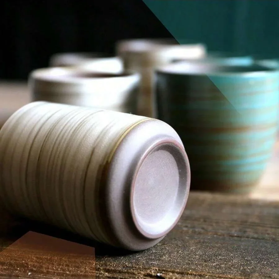 Hand-Painted Crackle Glaze Sto - Coffee Tea Flask review and price