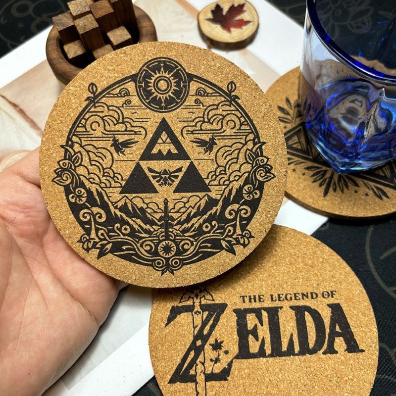 Zelda Coaster Cartoon Anime Ro - Good Coffee Tea review and price