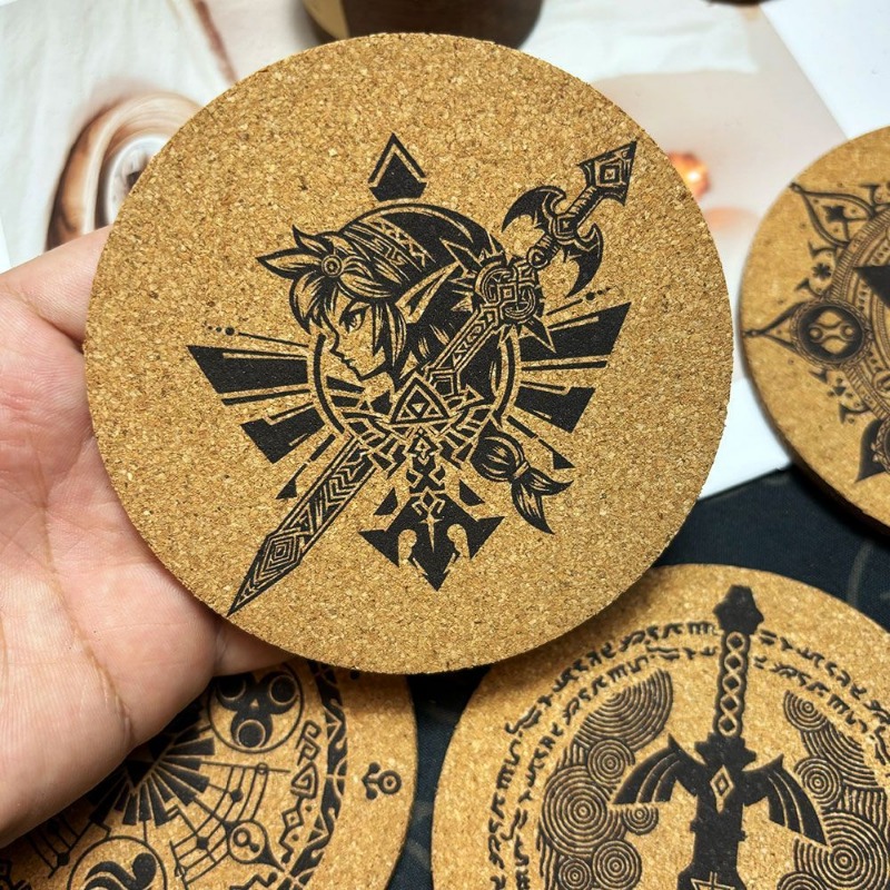 Zelda Coaster Cartoon Anime Ro - Good Coffee Tea review and price