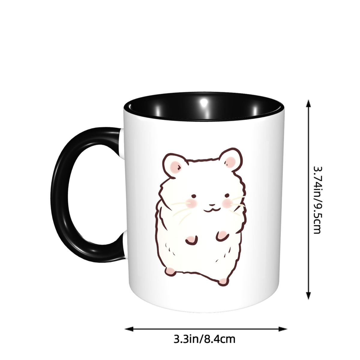 Cute Hamster Drawing Mug Funny - Draw Coffee And Tea review and price